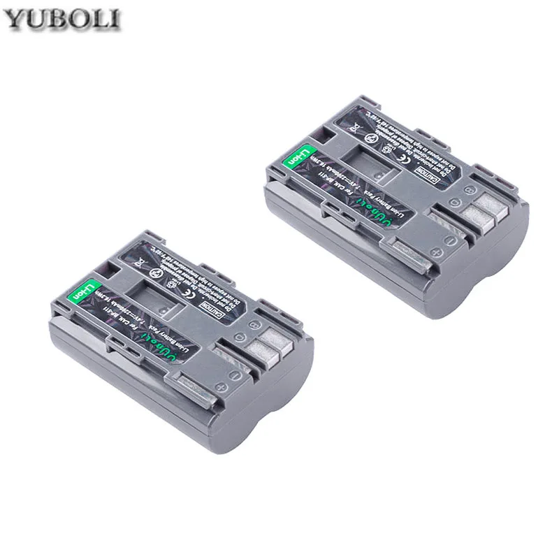2battery 4 шт. 2200 мА/ч, BP-511 BP511 BP 511 BP-511A Батарея для Canon G6 G5 G3 G2 G1 EOS 300D 50D 40D 30D 20D 5D MV300i цифровой Камера - Цвет: 2battery