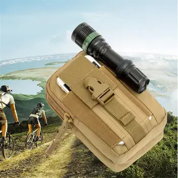 

Tactical Molle Pouch Belt Waist Pack Bag Military Waist Fanny Pack Phone Pocket