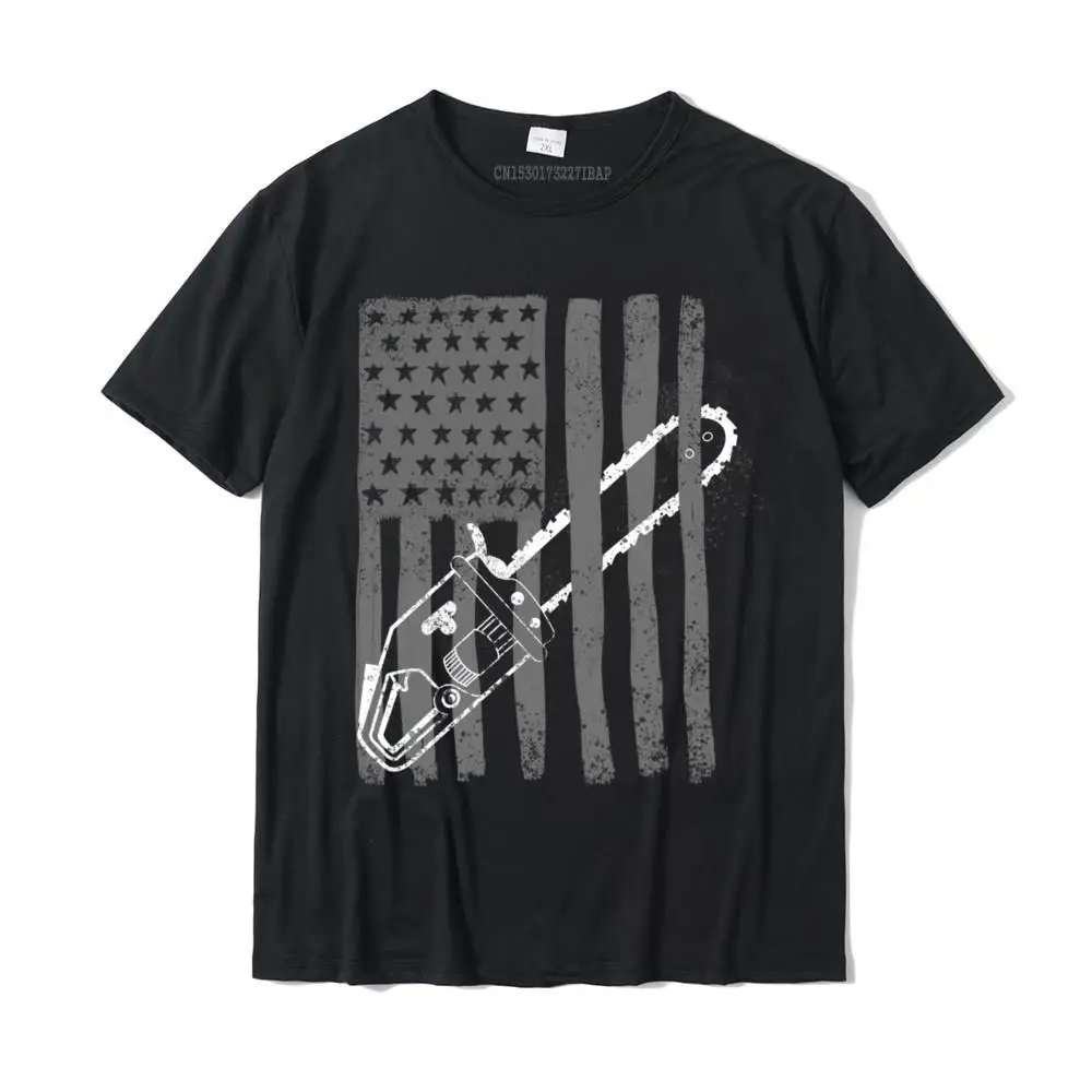 Printing All Cotton Tees for Men cosie T Shirt Slim Fit Retro O Neck Tops Shirt Short Sleeve Drop Shipping Vintage US Flag Chainsaw   Cute Woodworker Funny Logger Gift Pullover Hoodie__24857 black