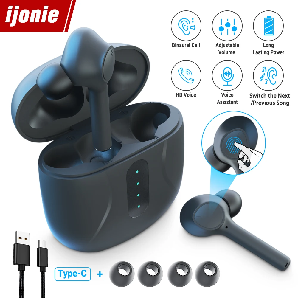 Улучшенные беспроводные наушники TWS с Bluetooth вкладыши игровые шумоподавлением и микрофоном для Xiaomi|Наушники