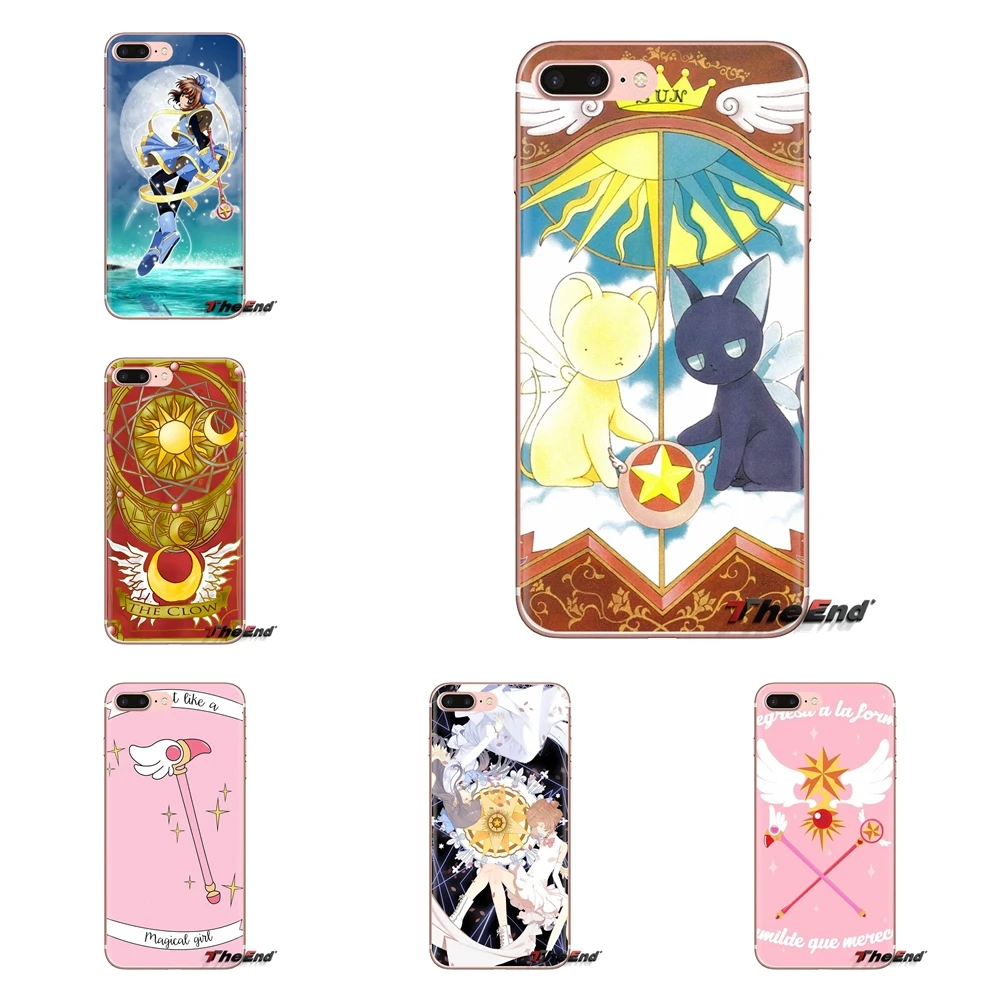 Cardcaptor sakura для Xiaomi Redmi 4 3 3S Pro mi 4i 4C 5 5s Max Note 2 прозрачные мягкие чехлы |