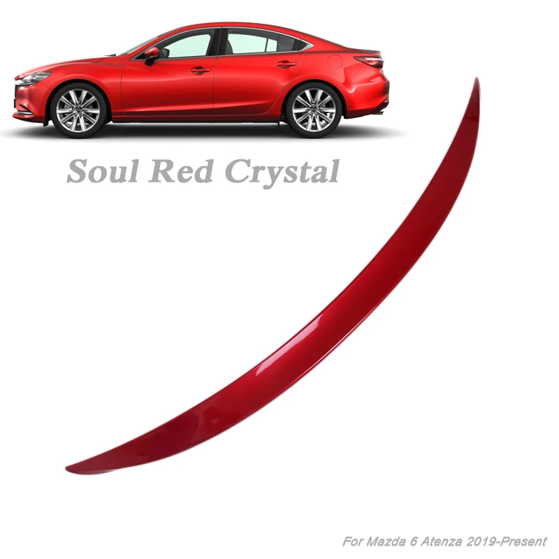 Автомобильный Стайлинг для Mazda 6 Atenza-Н. В., ABS материал, спойлер на крышу с краской, авто украшение, внешний декоративный аксессуар
