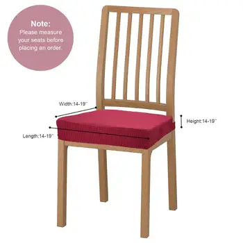 

Waterproof Chair Cover Solid Plaid Dining Room Chair Protector Cover Elastic Spandex Polyester Seat Cover kitchen Seat case