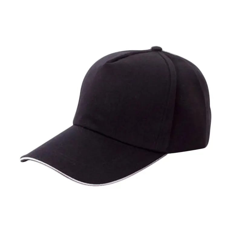 Одноцветная бейсболка с петлей, унисекс - Цвет: Black
