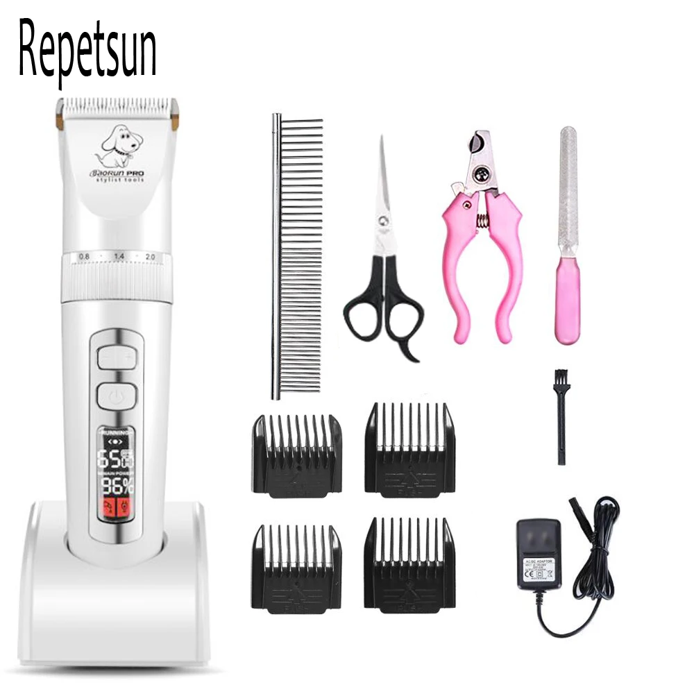 Professional Rechargeable Pet Dog Animal Hair Cutter