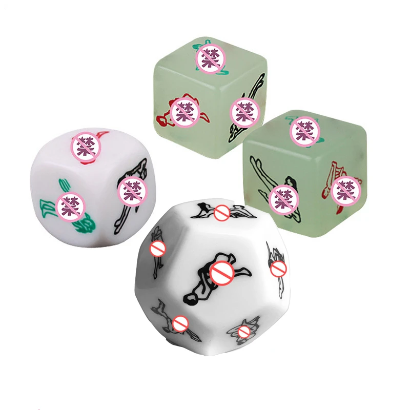 12 Sides Russian Dice Russian Sex Dice Sex Toys For Couples Acrylic Erotic Toys Adult For Women Men sex party toys erotic sex toy sex toys