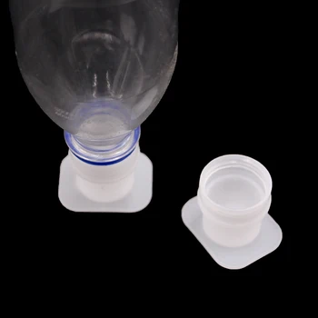 

30PCS Plastic needle hole type anti drowning bee feeders food water cup drinkers drinking bowl waterer drinkers bees supplies