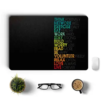 

Inspired Quote Black Laptop Sticker for Macbook Pro 16" Air Retina 11 12 13 15 inch Mac Book Decal Notebook Computer Cover Skin
