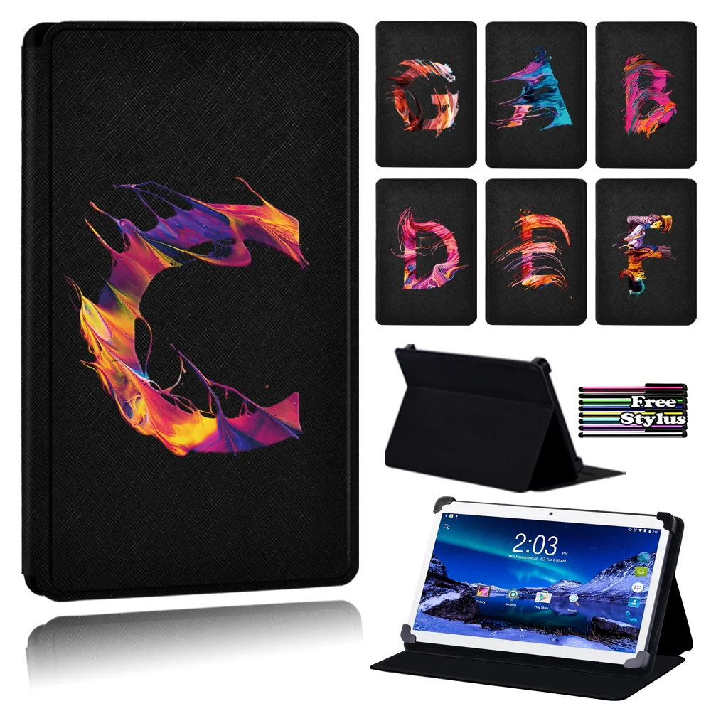 

Tablet Case for Xgody V7/Xgody T950/T93Q/T73Q/M874/Xgody K109/GA10H/Colors 10.1 Inch Universal Cover Case + Free Stylus