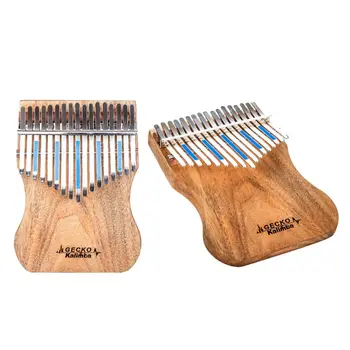 

1Set Full Veneer 17 Keys Kalimba Camphor Wood Finger Thumb Piano for Beginners 270C
