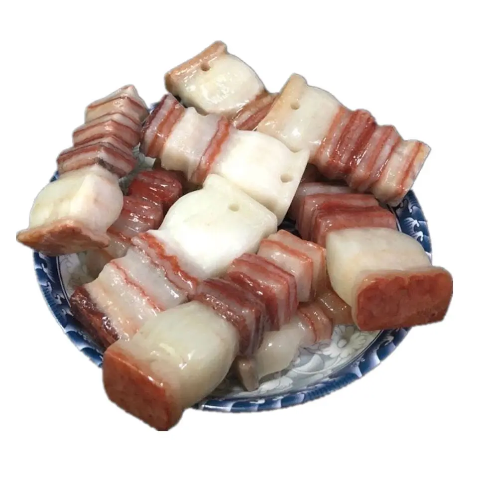 1Pcs Rare Meat Stone Natural Pork Strange Ornamental Ornaments Home Decor Collection Specimen Gift | Дом и сад
