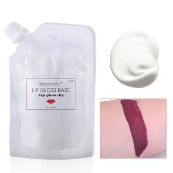 

100ML Matte Moisturizing Handmade Lip Gloss Tasteless Matte Gel Lip Glaze DIY Lip Gloss Making Kit Lip Makeup