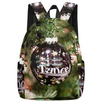 

Merry Christmas Backpack Interior Key Chain Holder Luxury Backpack Arcuate Shoulder Strap