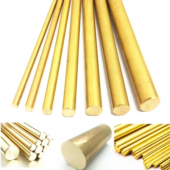 

8mm Diameter 100/200/330/500mm Brass Round Bar Rod Circular Tube