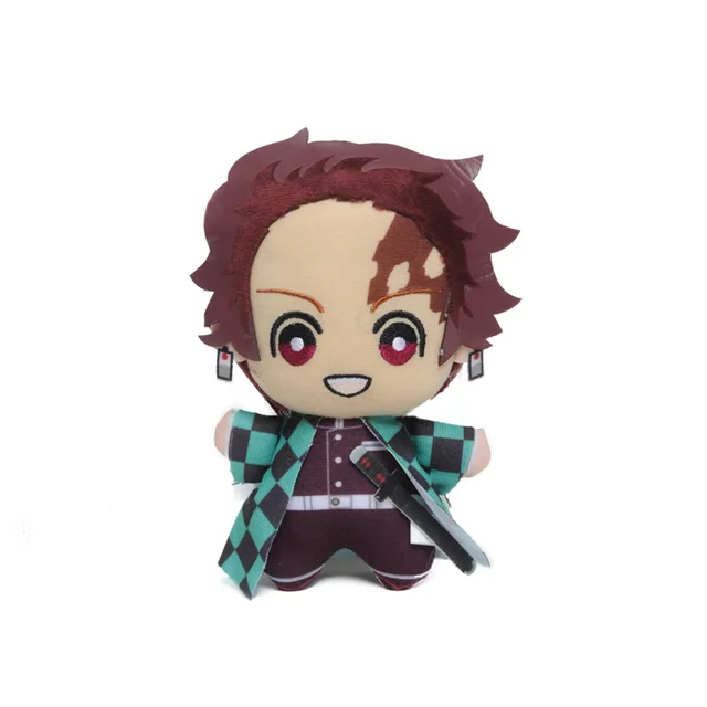 15cm Japan Anime Demon Slayer Tomioka Giyu Kamado Tanjirou Kamado Nezuko Agatsuma Zenitsu Plush Toys Doll Peluche Women Gift Kamado Tanjirou