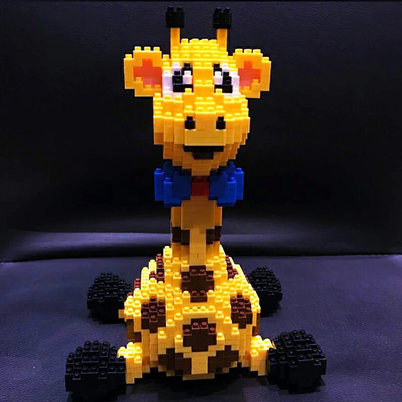 Creator 16083 Cute Yellow Giraffe Mini Diamond Building Blocks Animal Pet 3D  Model DIY Bricks Toy For Boy Children Birthday Gift|Blocks| - AliExpress