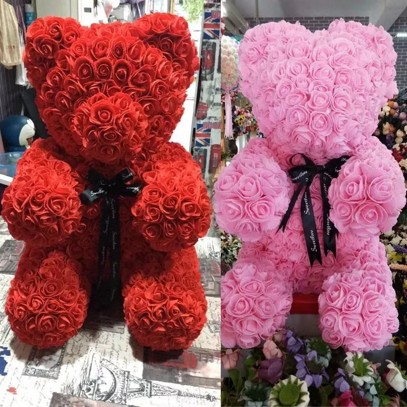 500Pcs/Lot These Flowers Are Used To Decorate Flores Man-Made Decorative Roses Head Rose Bear Wedding House Artificial Flower