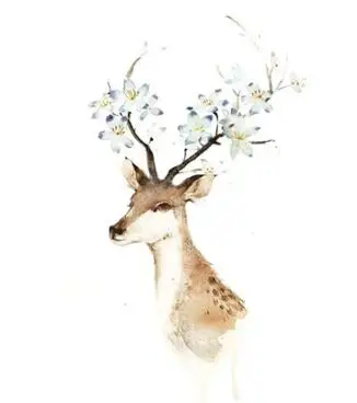 10 шт./лот 16X11 см олень Бизнес приглашения на свадьбу конверты подарки на удачу конверты из крафт-бумаги конверт окон Канцтовары - Цвет: flower deer