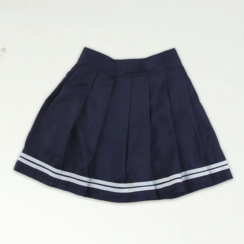 [Ten for] Summer New Style Pleated Skirt Korean-style Hipster College Style High-waisted Slimming Versatile Skirt