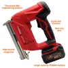 HIFESON Wireless Electric 1022J  Nail Guns 1500/3000MA Nailer Stapler Tools for Furniture Frame Carpentry Wood working ► Photo 3/6