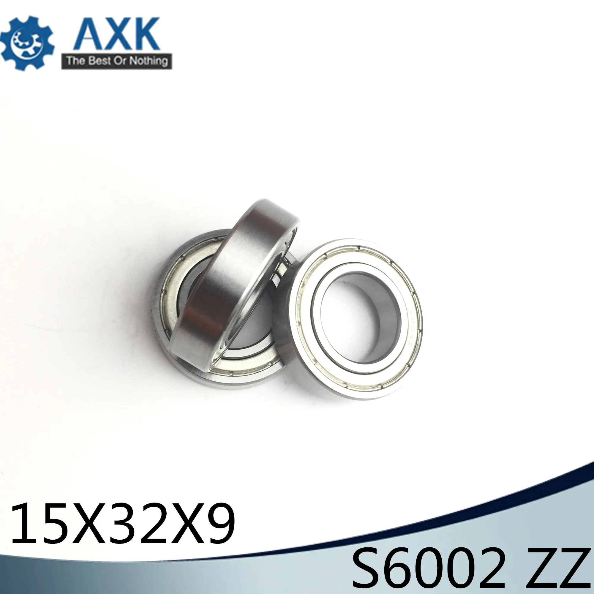 S6002ZZ Bearing 15*32*9 mm ( 10PCS ) ABEC-1 S6002 Z ZZ S 6002 440C Stainless Steel S6002Z Ball Bearings