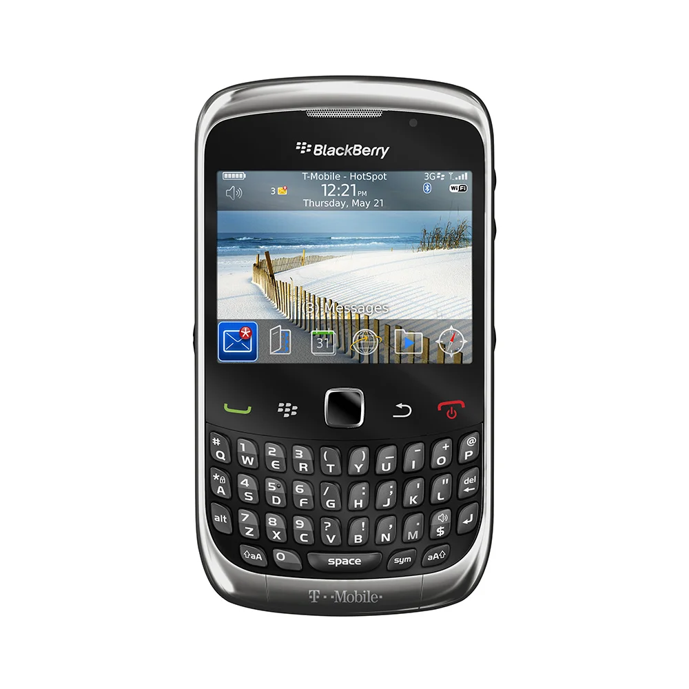 second hand iphone Original Blackberry Curve  3G 9300 Mobile Phone Unlocked 2.46'' Display Smartphone 5MP WIFI Refurbished BlackBerryOS CellPhone refurbished samsung