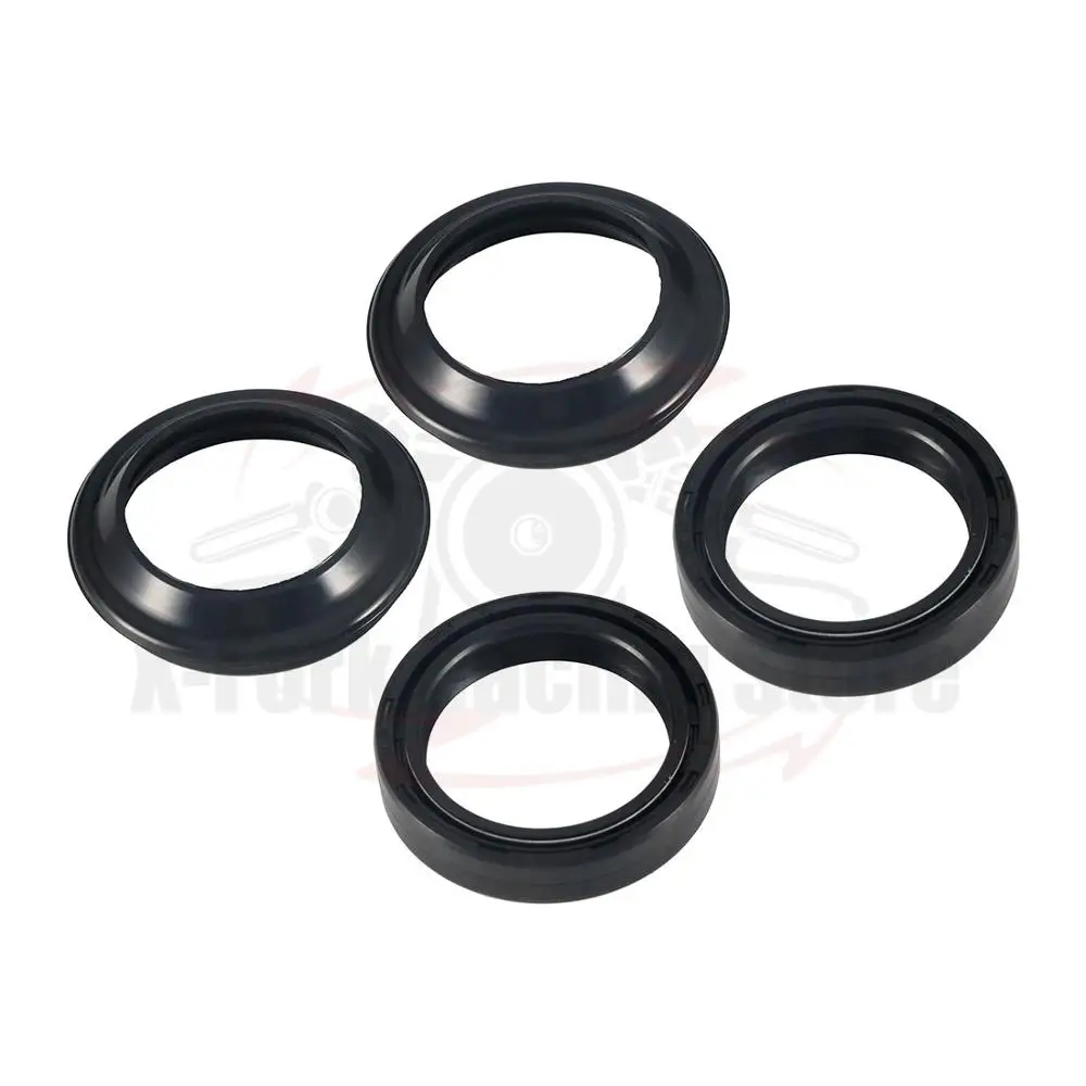Fork Oil Seals 2PCS and Dust Seals 2 PCS Motorcycle ASSY 4PCS KIT For