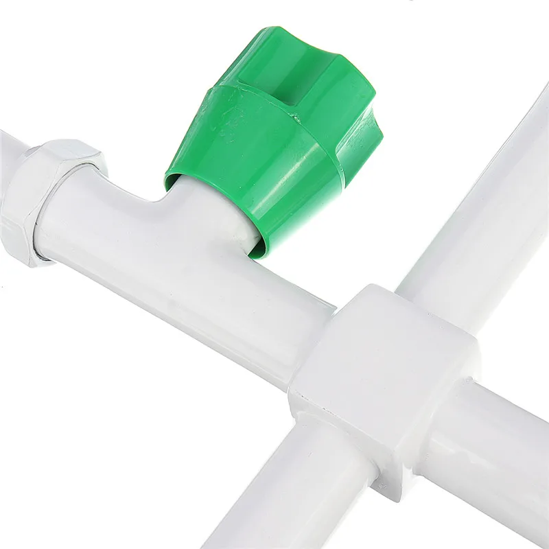  ABS Laboratory Water Tap Three Ports 360 Rotation Mixer Tap Lab Faucet Elbow Medical Three-Head Fau