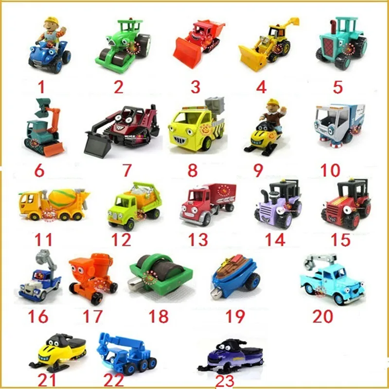 Alloy Toy Car Model Bob The Builder Engineer Metal Construction Vehicles TRIX Sumsy Benny Lofty please Choose As You Like |