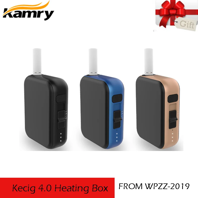 Original Kamry Kecig 4.0 Box kit Heat Not Burn 650mah for heating Tobacco cartridge KeCig4.0 Vape E Cigarette Vaporizer | Электроника