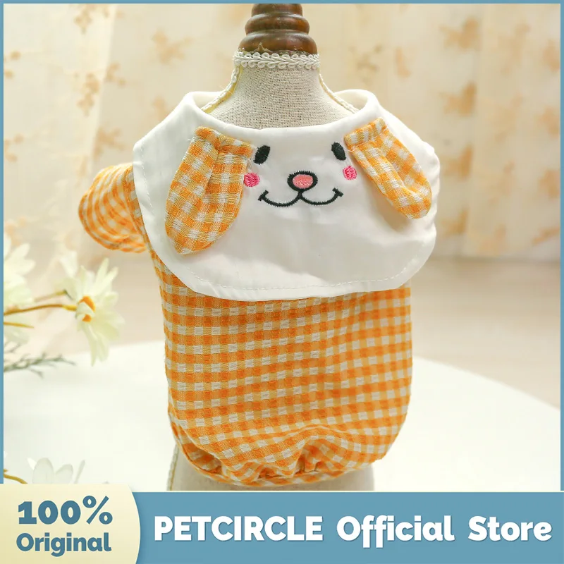 PETCIRCLE Dog Puppy Clothes Yellow Ear Dog Blouse Fit Small Dog Pet Cat