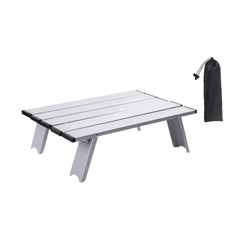 2021 NEW Camping Mini Portable Foldable Table for Outdoor Picnic Barbecue Tours Tableware Ultra Light Folding Computer Bed