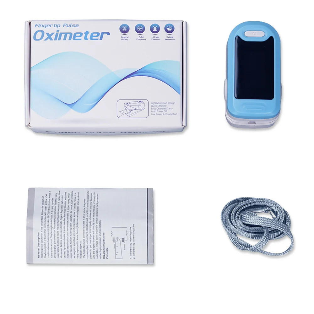 Переносной оксигемометр для пальца медицинское оборудование светодиодный импульсный оксиметр прибор измеритель насыщенности домашний пульсометр