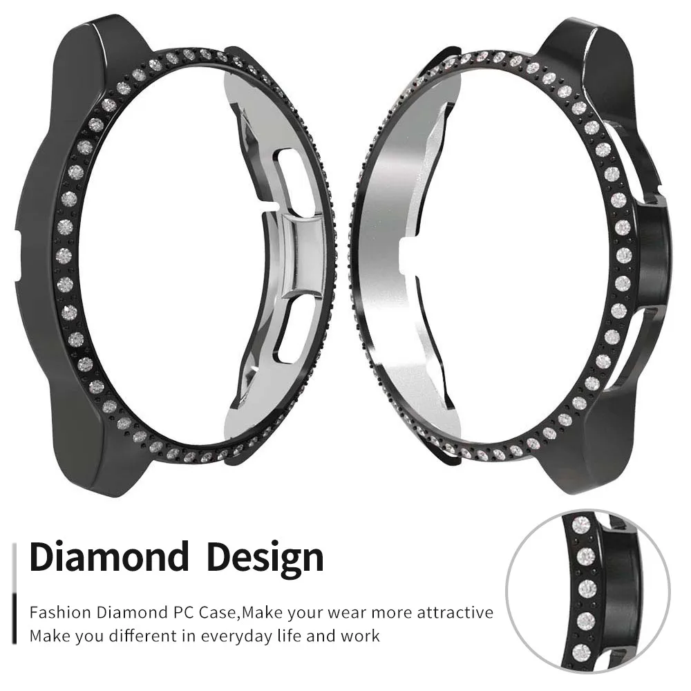 Женский чехол для часов Samsung Galaxy Watch 42 мм/46 мм/Active 2 1 /Gear S3 защитный алмазные