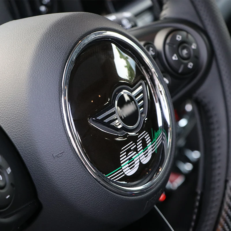 Автомобильная наклейка на руль 60 летия для BMW MINI Cooper S JCW F54 F55 F56 F60 Clubman