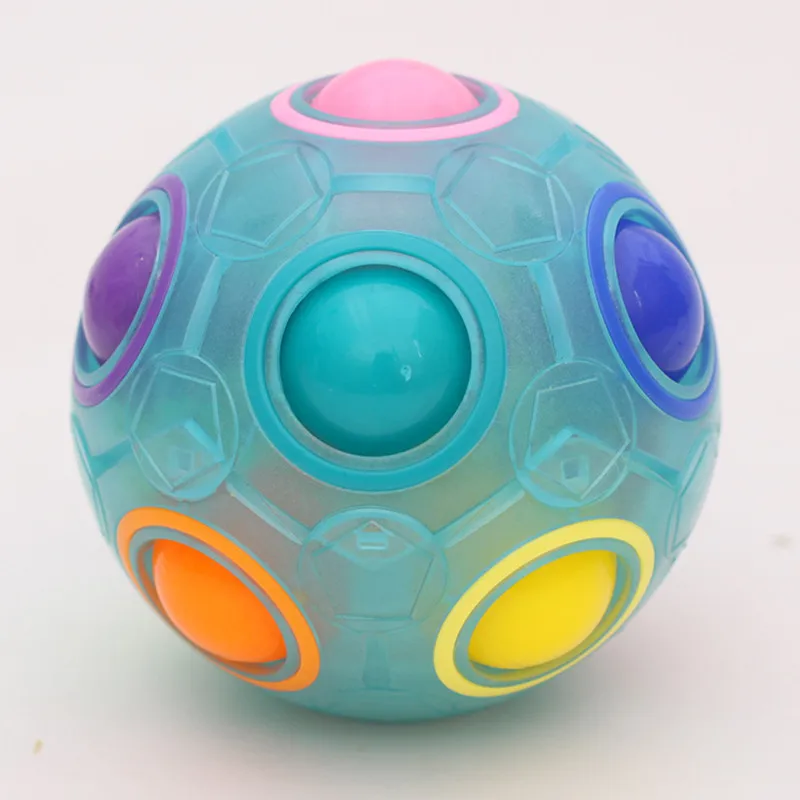 Creative Magic Spheric Cube Speed Rainbow Ball Puzzles Learning Educational Toys For Children Adult Office Anti Stress Gifts 8