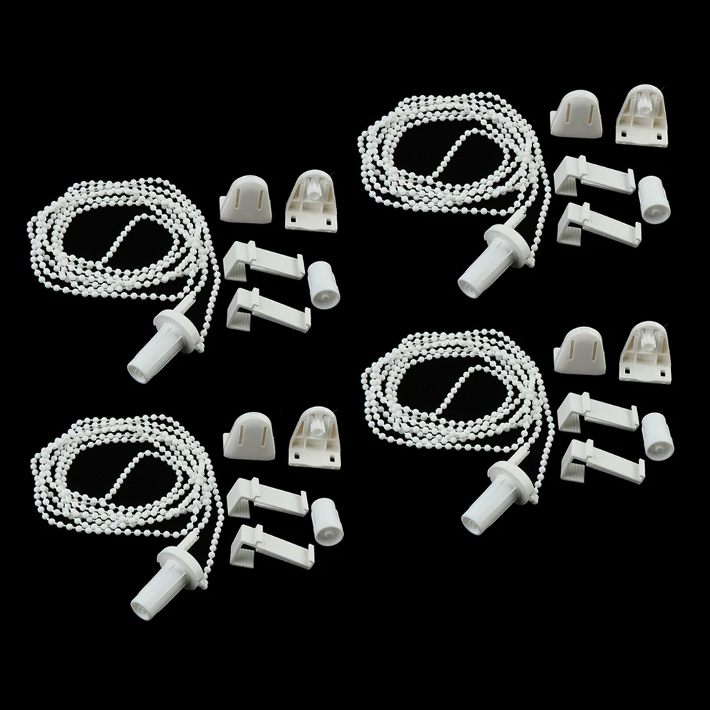 4pcs 17mm Curtain Roller Shade Clutch Bracket Roller Blind Fitting 850mm