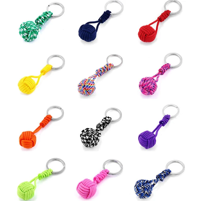 Porte-Clé en Paracorde Tissée à la Tortue, Lanière, Boucle, Corde  JOParachute, Pendentif Boule, Nouvelle Collection - AliExpress