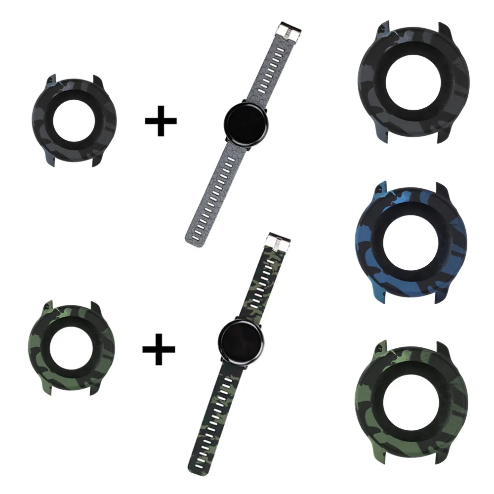 Ремешок для часов + силиконовый чехол 2 в 1 Amazfit GTR 47 мм ремешок на запястье