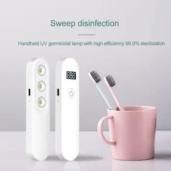 

UV Sterilization Germicidal Lamp UVC Hand-held Rechargeable Disinfection Timing Portable Lamp Ultraviolet Sterilizer Light