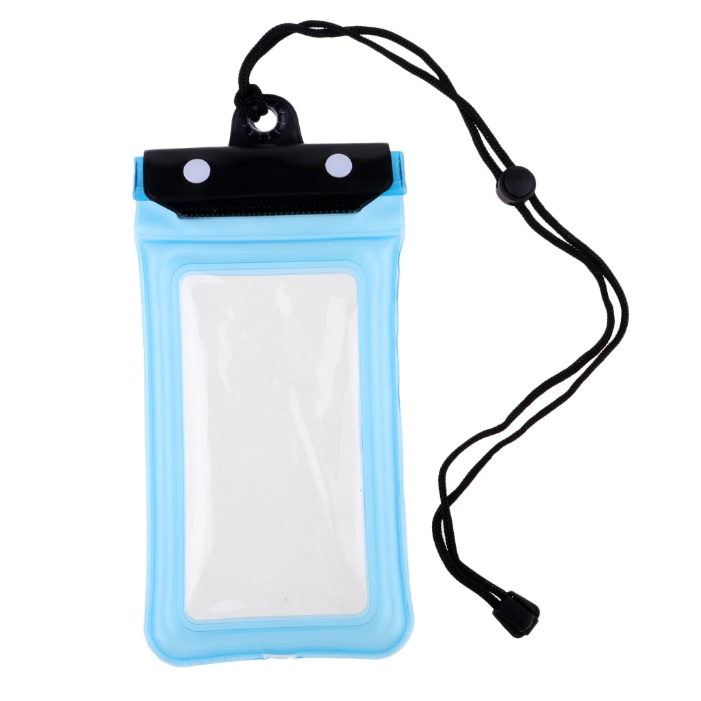 Double Locked Waterproof Phone Case Pouch Cover Holder Swimming Dive Dry Bag Fits Most Smart Phones up to 6.0