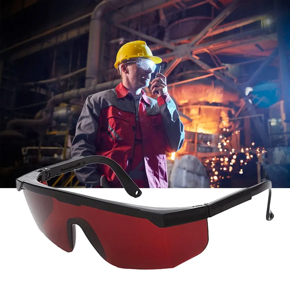 Laser Protective Safety Glasses PC Eyeglass Welding Laser Eyewear Eye Protective Goggles Unisex Black Frame Lightproof Glasses.