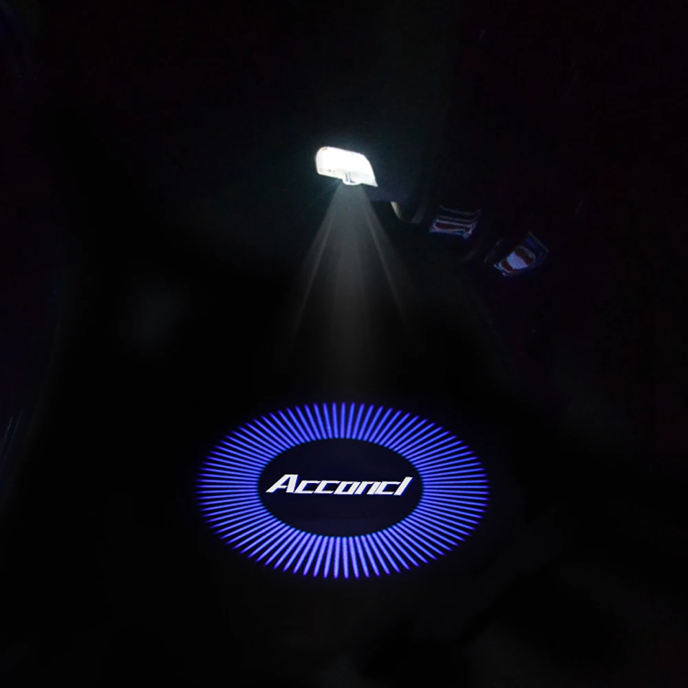 2pcs Car Door Light Accord Emblem For Honda Odyssey CR-Z Spirior Elysion Crosstour Style Insignia | Автомобили и мотоциклы
