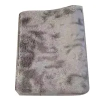 Большой размер супер галстук из мягкой ткани-крашеный ковер для спальни длинный шерстяной ковер современный минималистичный ковер напольный коврик