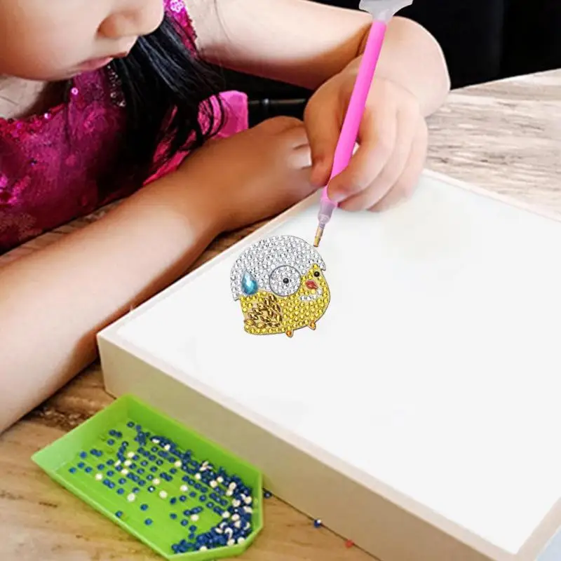 4 шт. DIY алмазная живопись наклейки на холодильник полная дрель специальная форма курица алмазная живопись магнит на холодильник украшение