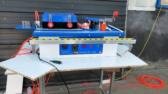 

Woodworking Edge Banding Machine Manual Wood Cutting Pvc (rotation)/（Microcomputer） straight line curve Edge Machine Automatic B