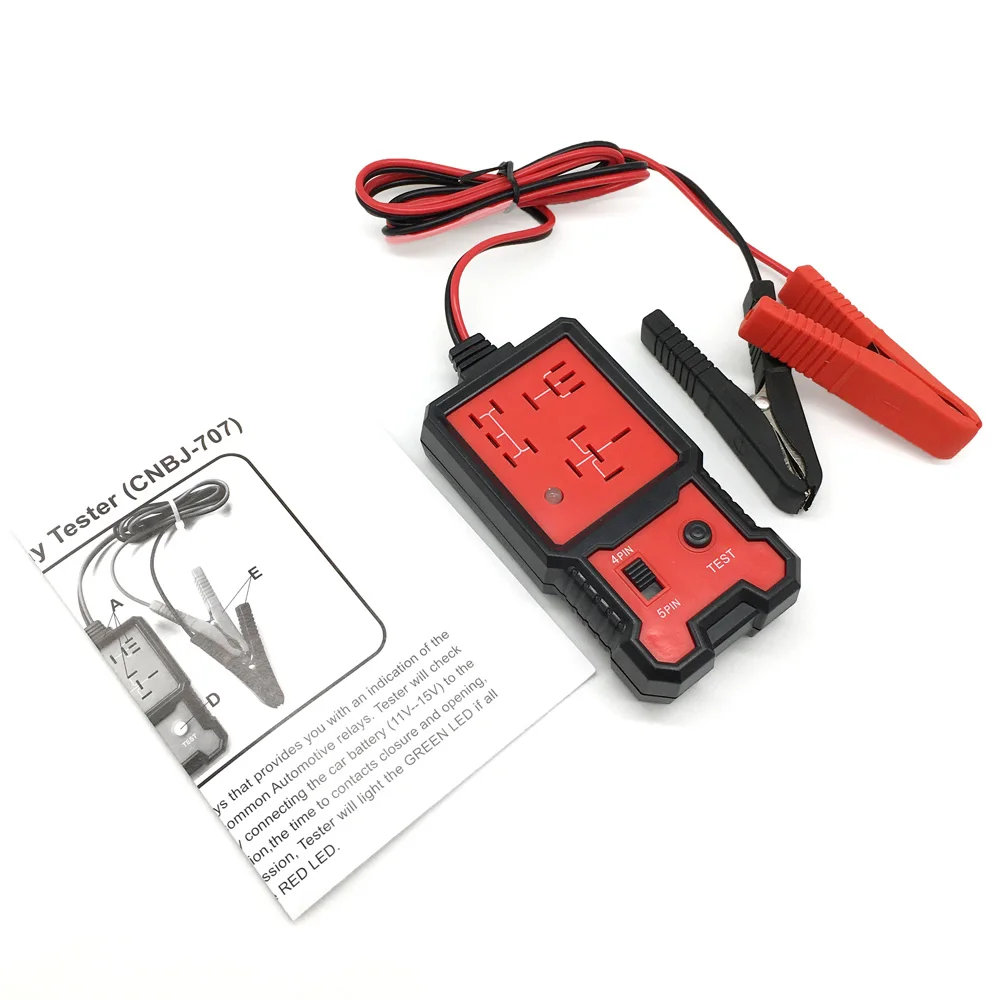 Car Relay Tester  4 Pin 5 Pin Universal 12V Electronic Automotive Relay Tester Car Battery Checker