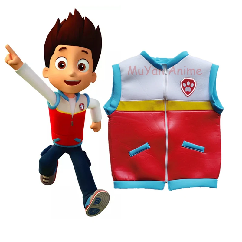 Barking Patrol Ryder Cosplay Kids Boy Girl Birthday Captain Vest Costume Cartoon Dog Party Role Halloween Christmas Gifts |