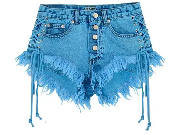

High Waist Denim Biker Women Sexy Shorts Short Jeans Ladies Mini Jean Shorts Women Sexy Summer Shorts Womens Clothing II50NSDK