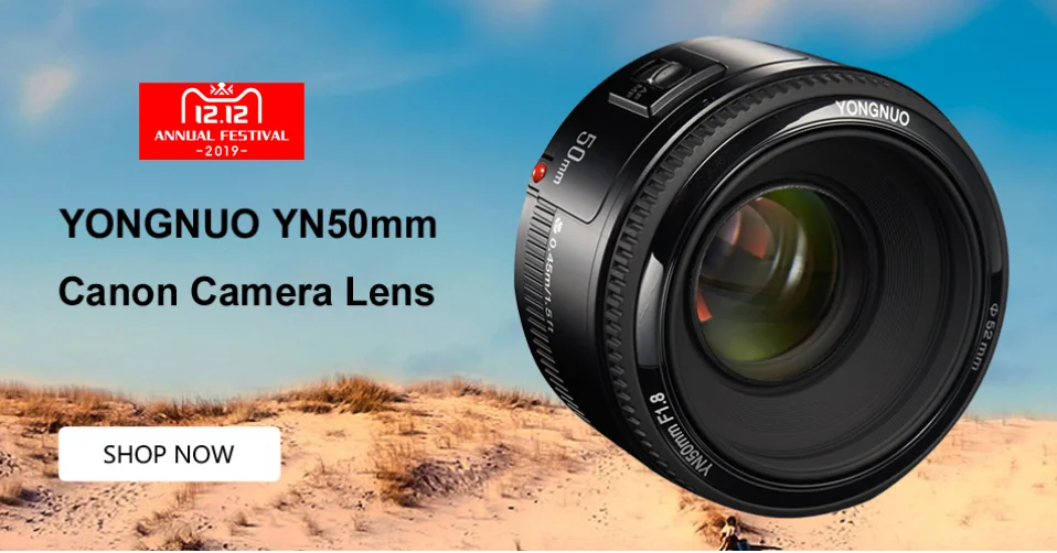 Объектив YONGNUO YN50mm f1.8 YN EF 50 мм f/1,8 AF объектив YN50 апертура Автофокус Объектив для Canon EOS 60D 70D 5D2 5D3 600d DSLR камеры